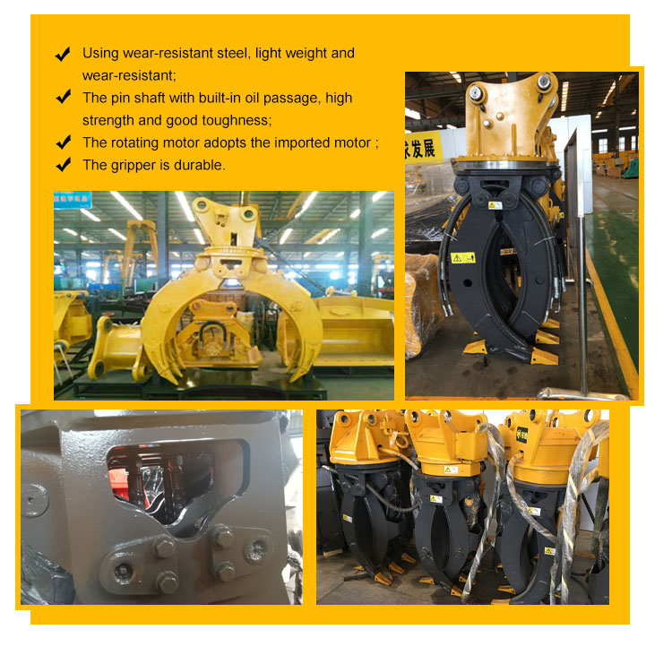 excavator hydraulic grab